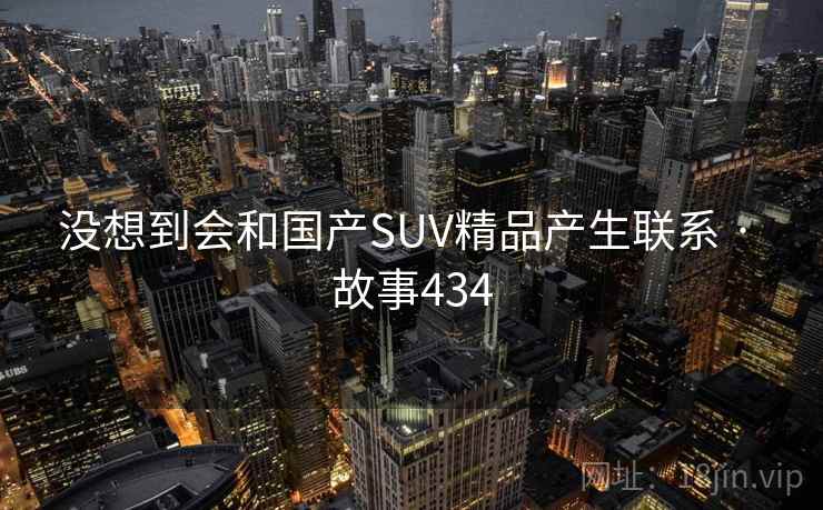 没想到会和国产SUV精品产生联系 · 故事434  第2张