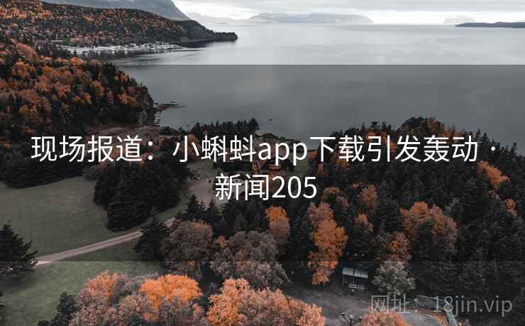 现场报道：小蝌蚪app下载引发轰动 · 新闻205